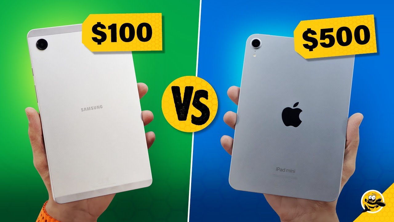 CHEAP vs EXPENSIVE Tablets - Galaxy Tab A9 vs iPad Mini 7