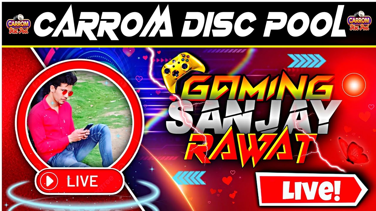 gaming Sanjay Rawat is live! welcome to all live stream carrom pool power of the fair gameplay 💯