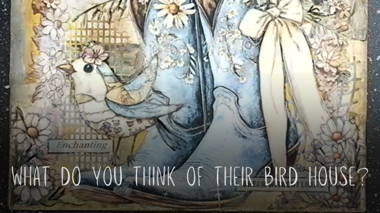 MIXED MEDIA BIRD COLLECTION Dream Without Limits- mixed media art, creative art, collage art