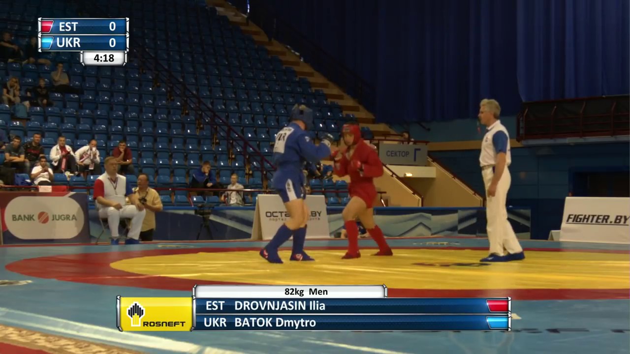 Batok Dmytro vs Drovnjasin Ilia European SAMBO