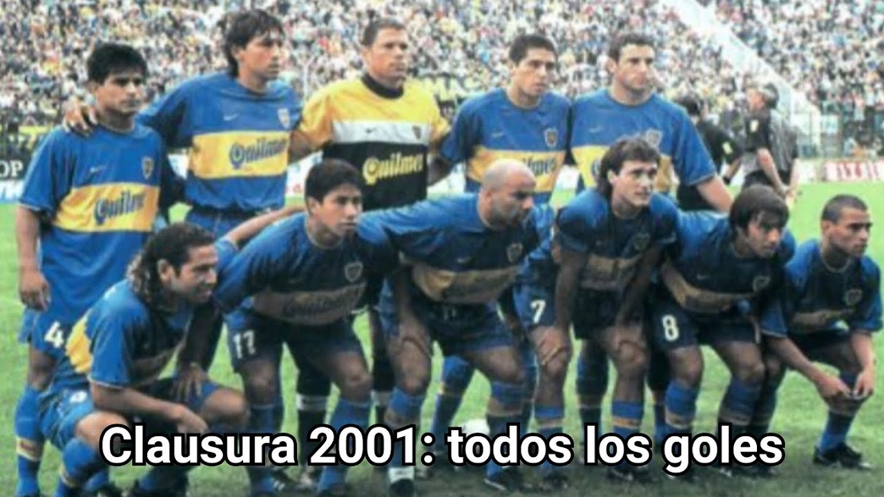 Todos los goles de Boca en el Torneo Clausura 2001