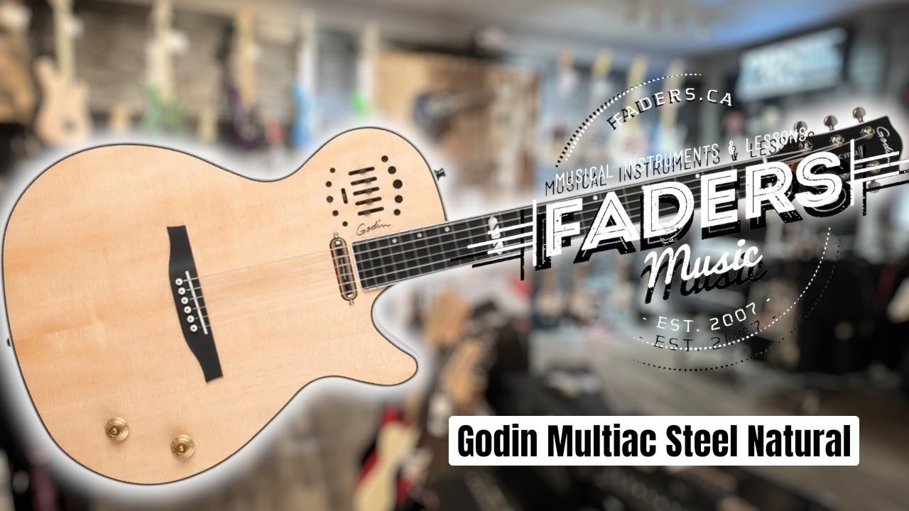 Godin Multiac Steel Natural &ndash; A Fingerstyle Powerhouse w/ LR Baggs + Seymour Duncan