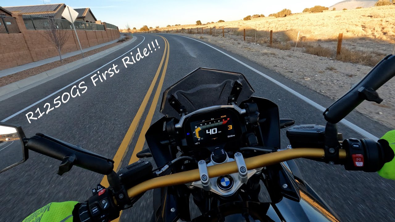 First ride impressions of my new 2022 BMW, 40th Anniversary Edition, R1250GS