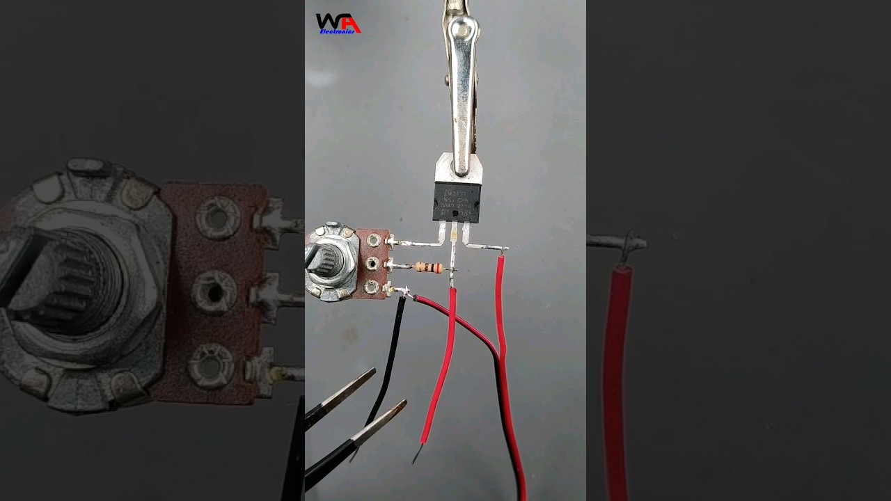 Схема регулируемого регулятора напряжения 1&ndash;12 В #lm317 #voltageregulator #diyelectronics