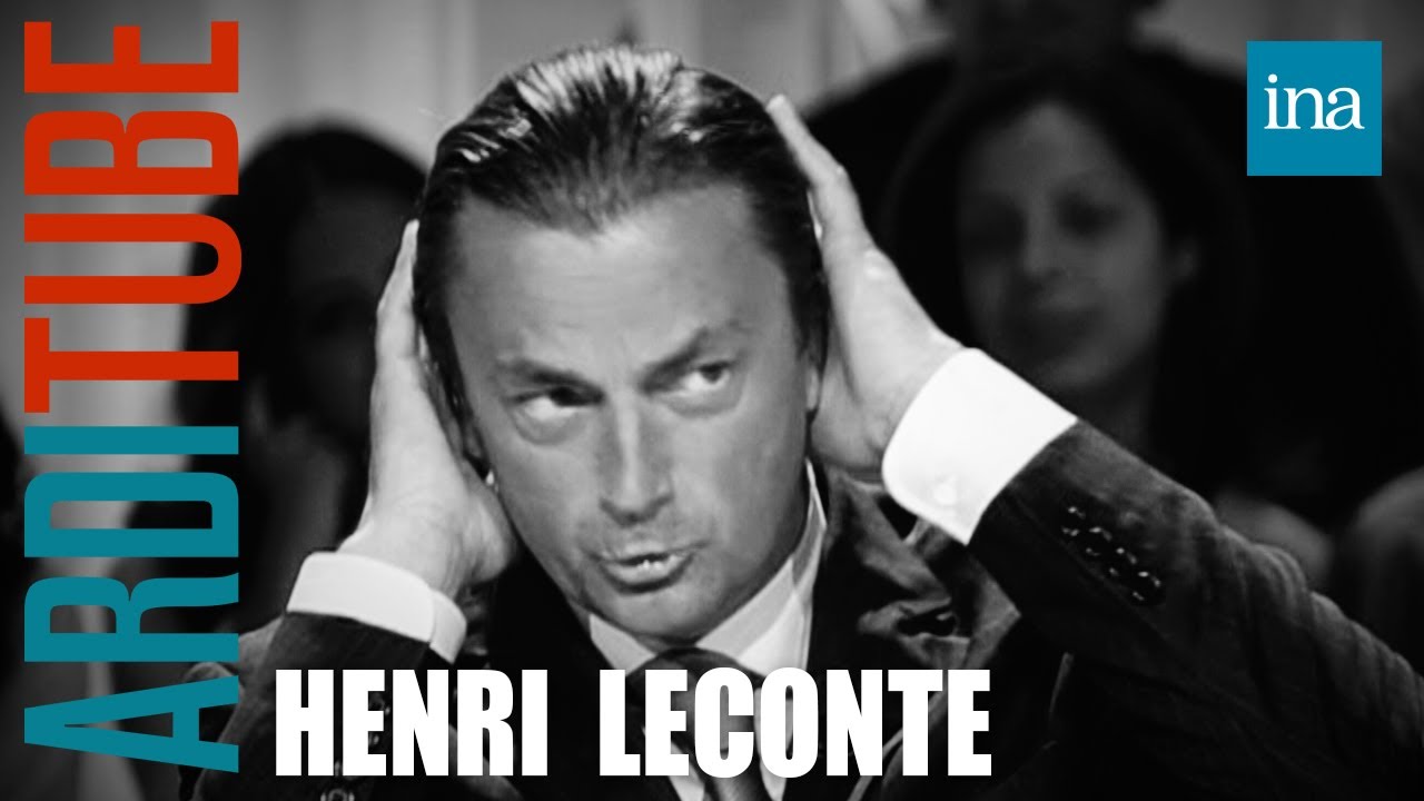 Henri Leconte fait l'acteur et se prend pour Noah chez Thierry Ardisson | INA Arditube