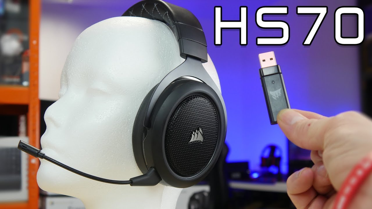 CORSAIR HS70 bezprzewodowe słuchawki dla gracza - PREMIEROWY TEST - VBT