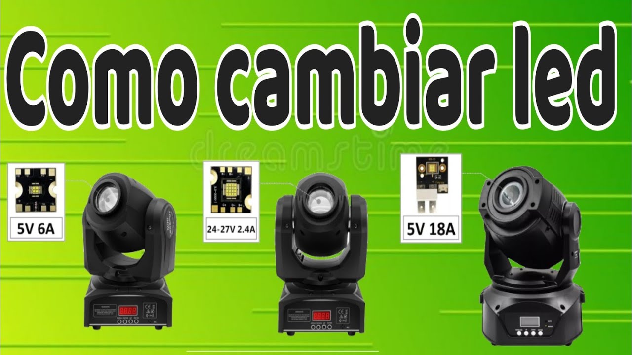 REPARAR mini ledspot 60w, cambio de LED facil