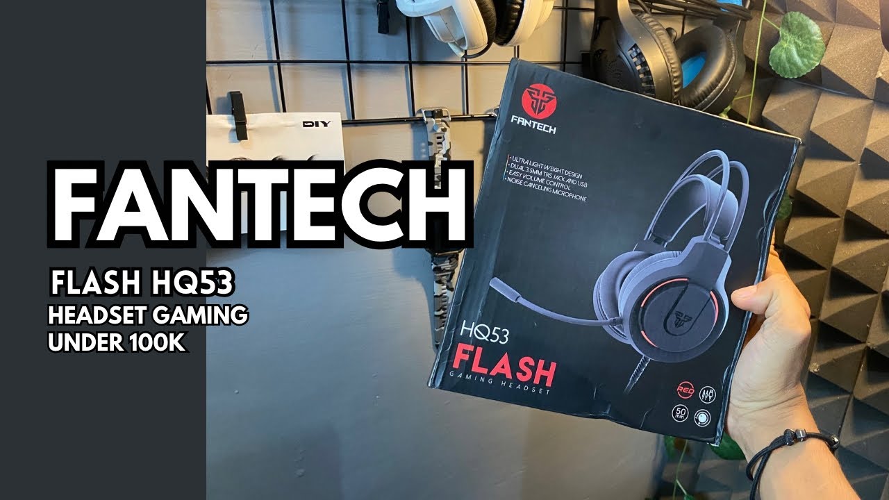 Review Jujur Lengkap Headset Fantech HQ53 Flash Gaming Harga Dibawah 100 Ribu Unboxing Wow Tekno