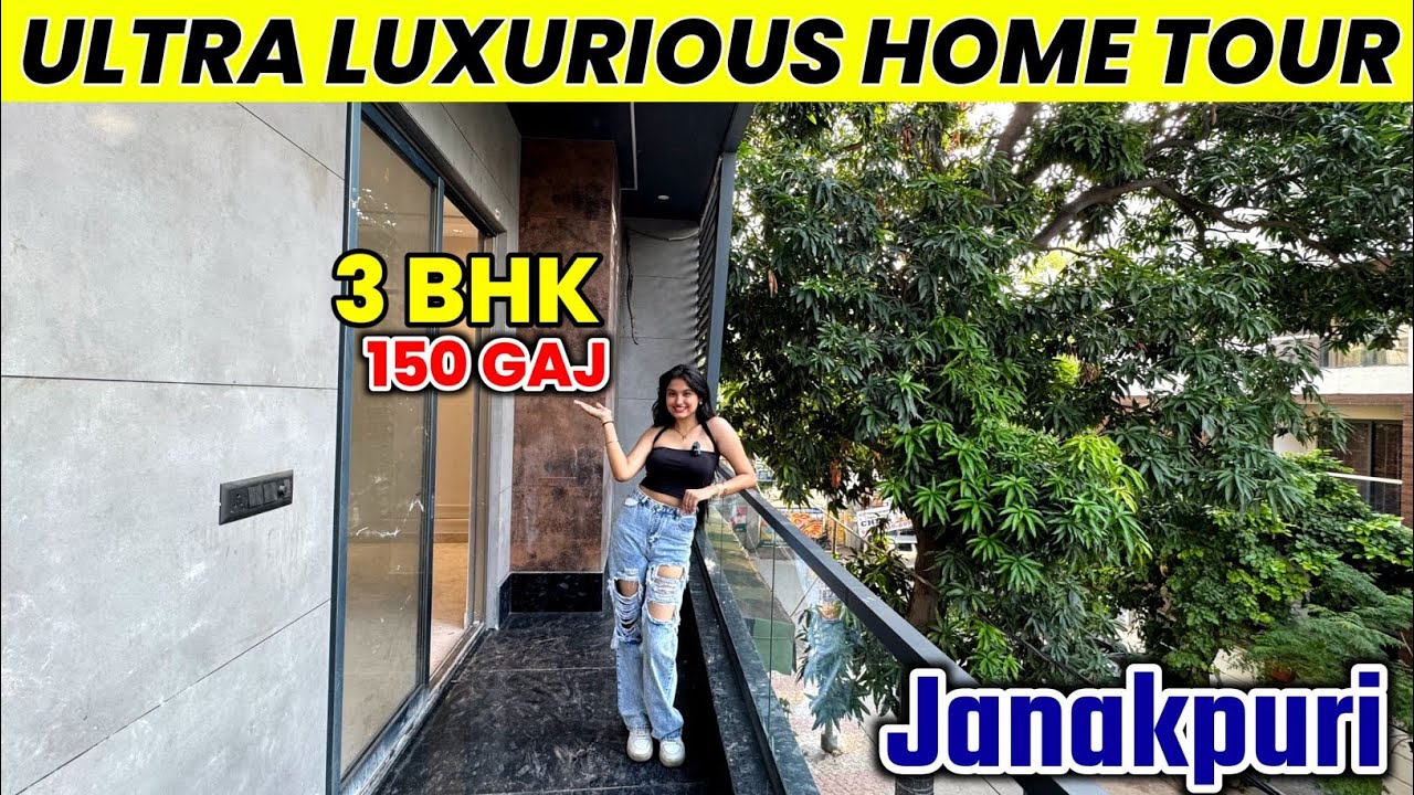 3-BHK in Janakpuri 150 Sq.Yd Floor near Metro | Luxury Flat in West Delhi 