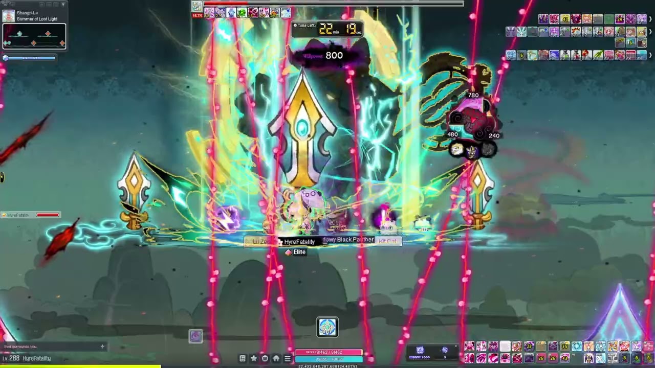 [GMS KRONOS] Pure Solo Progression 456m Combat Power Cadena Normal Kaling Solo