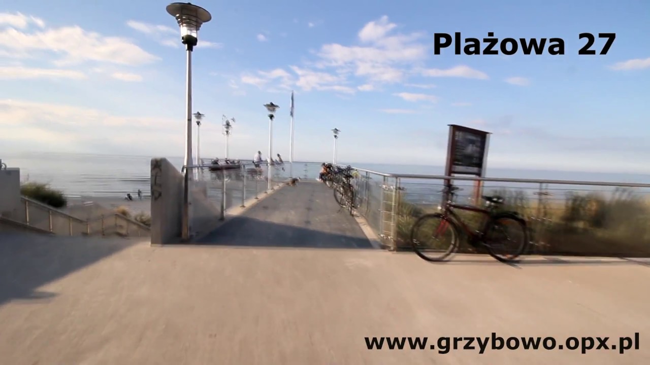 Grzybowo, Plażowa 27, droga na plaże.