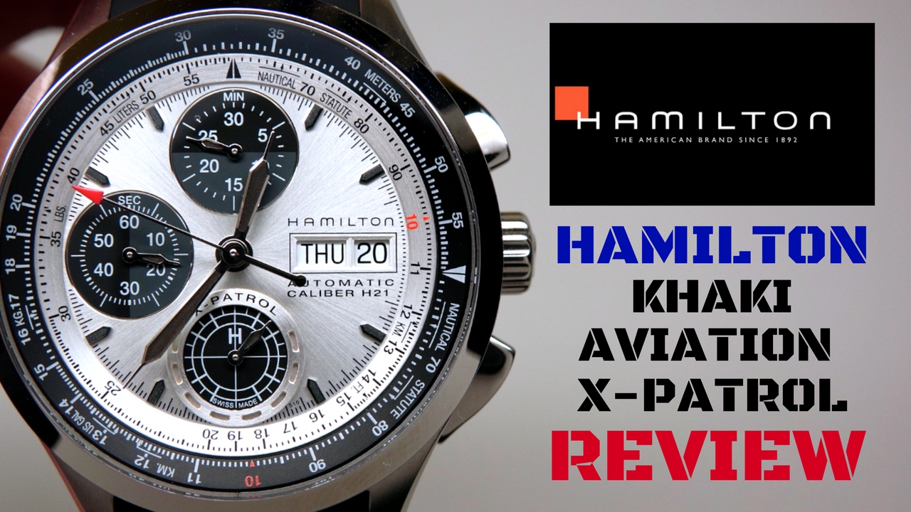 (4K) HAMILTON KHAKI AVIATION X-PATROL MEN'S WATCH REVIEW MODEL: H76566351