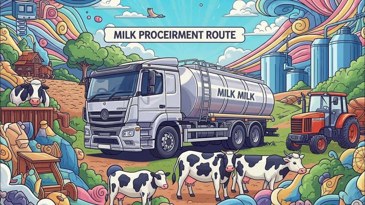 Milk Procurement Journey: From Farm to Factory #milk