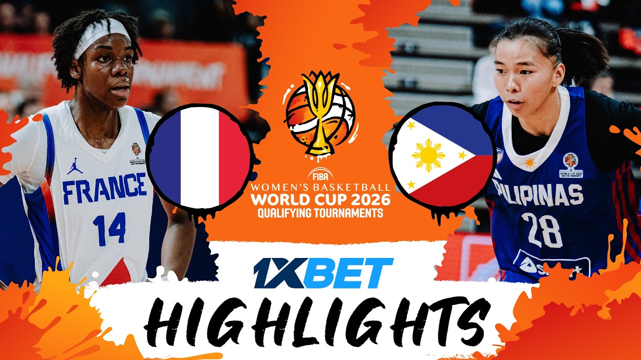 France 🇫🇷 v Philippines 🇵🇭 | Highlights | #FIBAWWC 2026 Qualifying Tournament