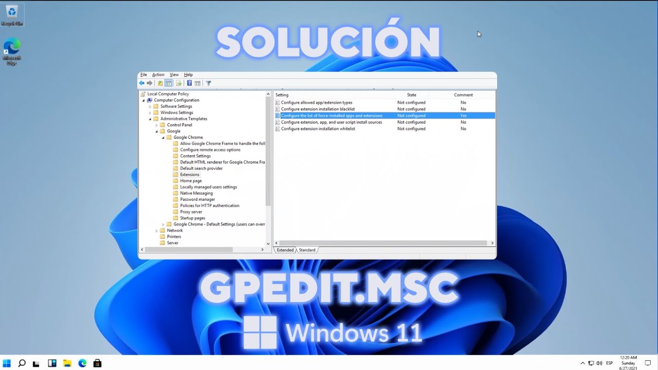 Habilitar e instalar gpedit.msc en Windows 11 (SOLUCION)