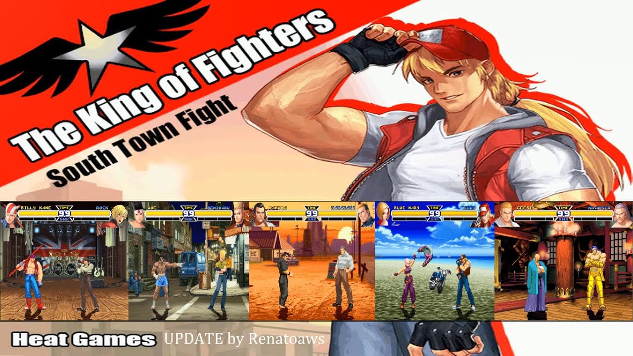 [MUGEN GAME] The King of Fighters - South Town Fight by HeatGames; UPDATE by Renatoaws