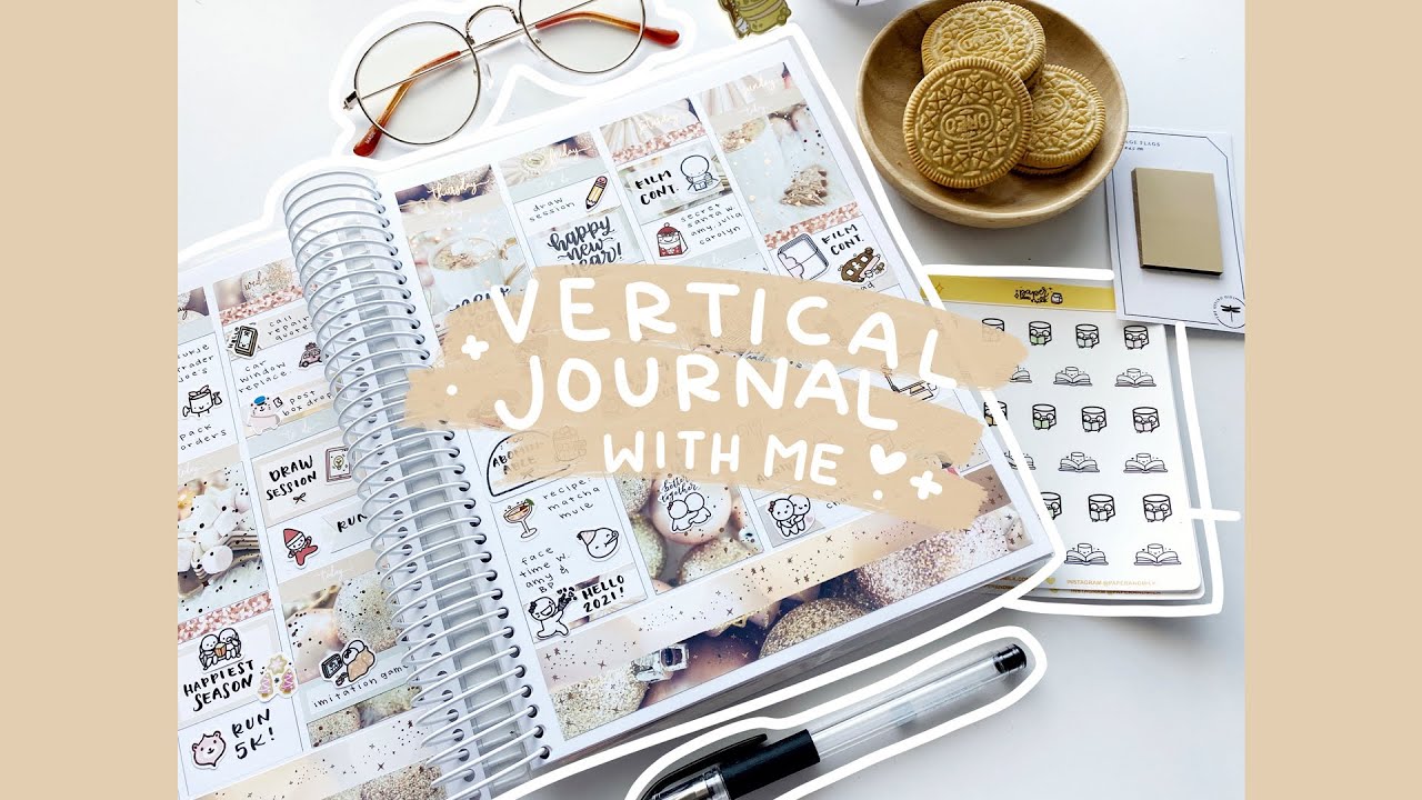 Vertical Journal with Me: Week 1 | The Sticker Kit Planner