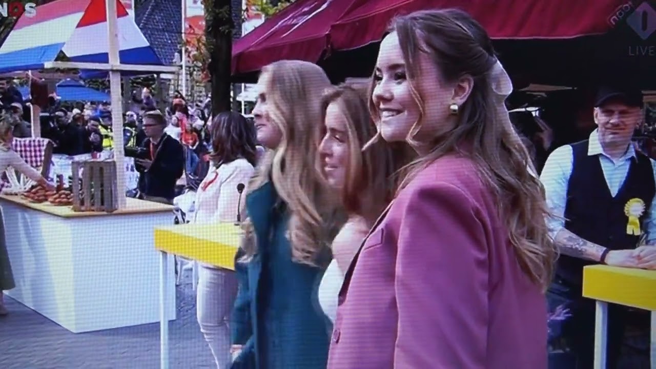 Koningsdag in Emmen met o.a. Willem Alexander familie en bezoekers jaar 2024