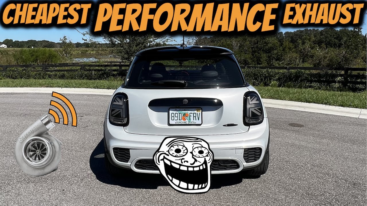 Cheapest Mini Cooper Performance Exhaust Upgrade // Under $100