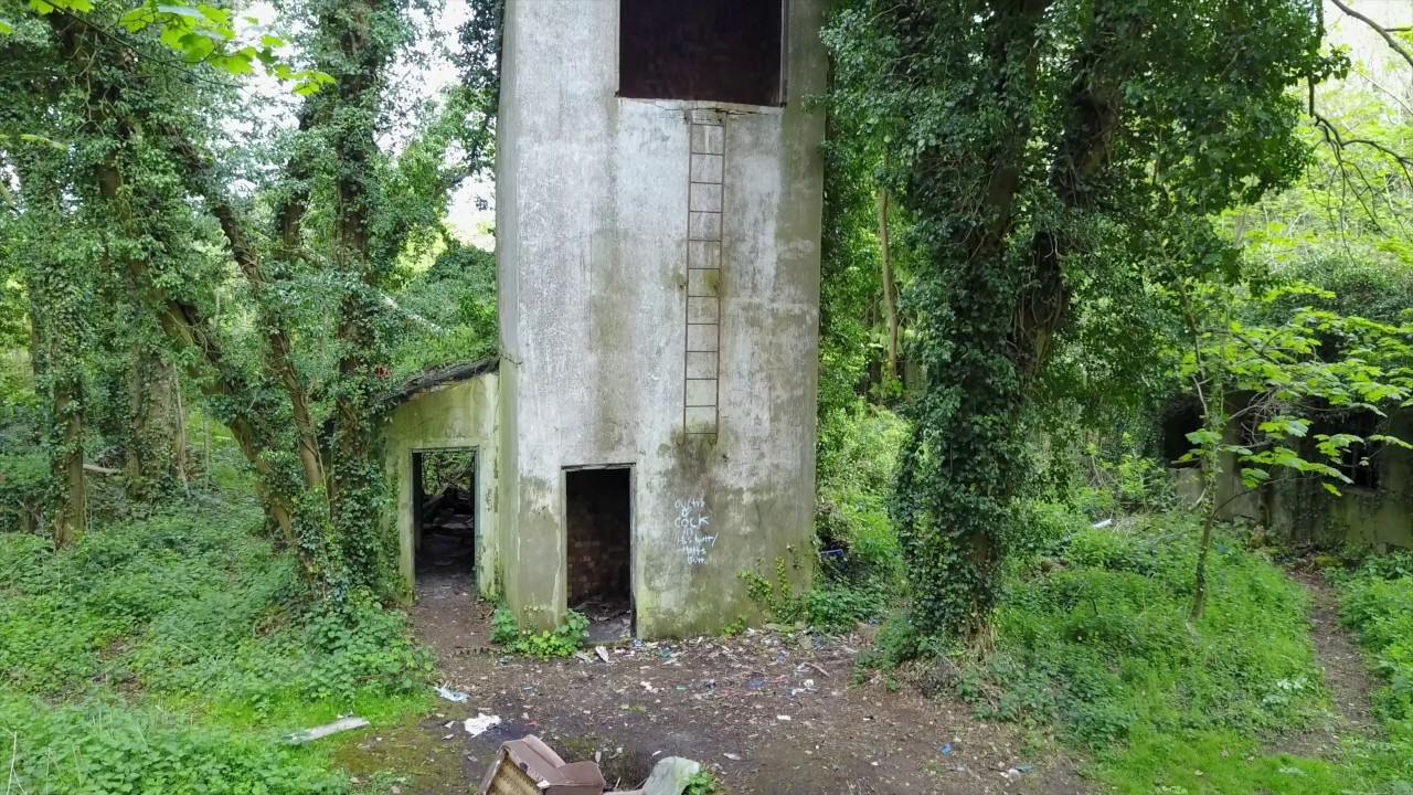 Abandoned WW2 buildings - RAF woodhall spa - Mavic Pro 4K