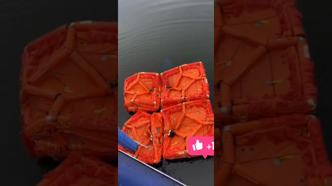 Cruise Ship Evacuation System | Marine Evacuation system slide deployment | Passenger Ship Safety Eq