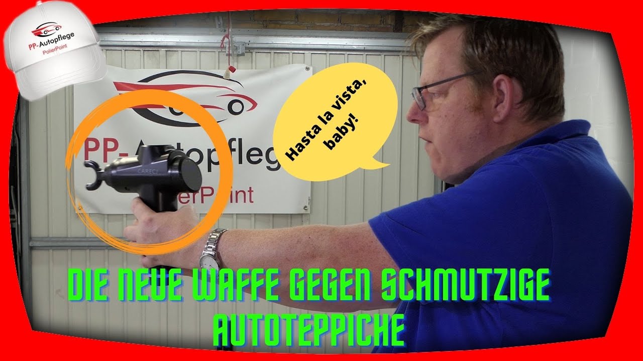 Der TikTok-Trick! Massagepistole//Die neue Waffe gegen schmutzige Autoteppiche