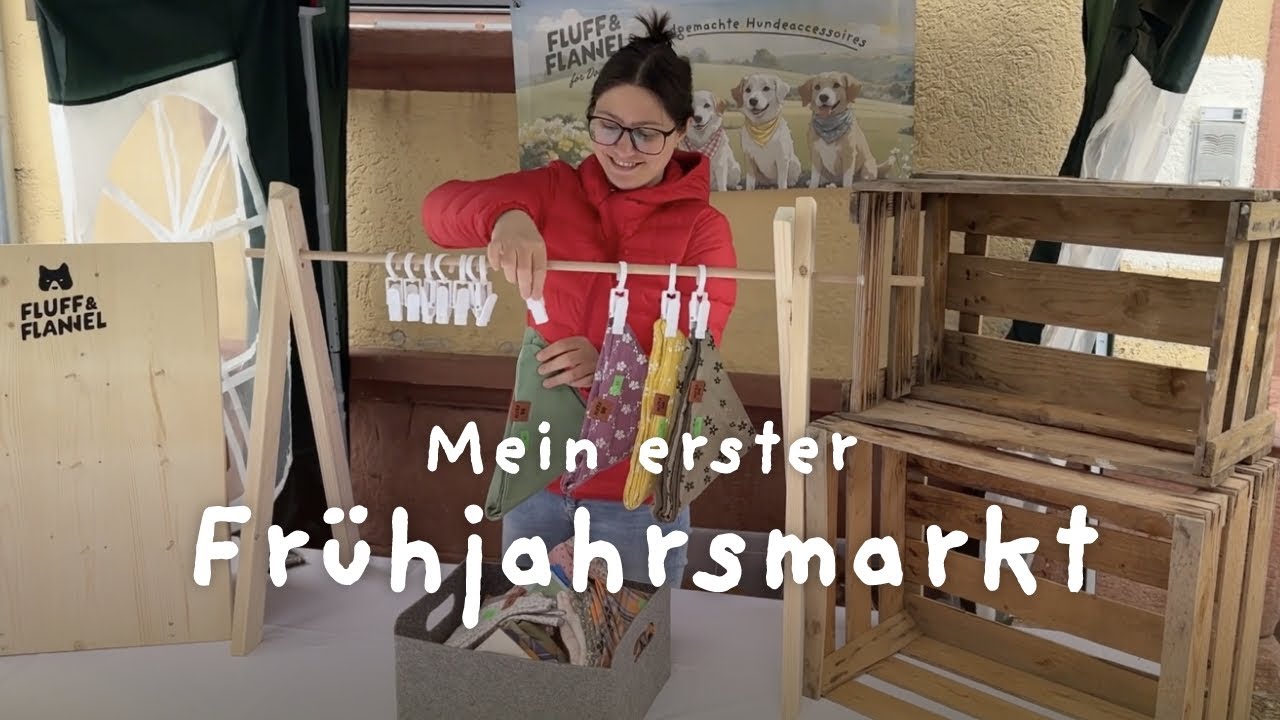 Selbstgen&auml;hte Hundeaccessoires verkaufen &ndash; Mein erster Marktstand & ehrliches Fazit