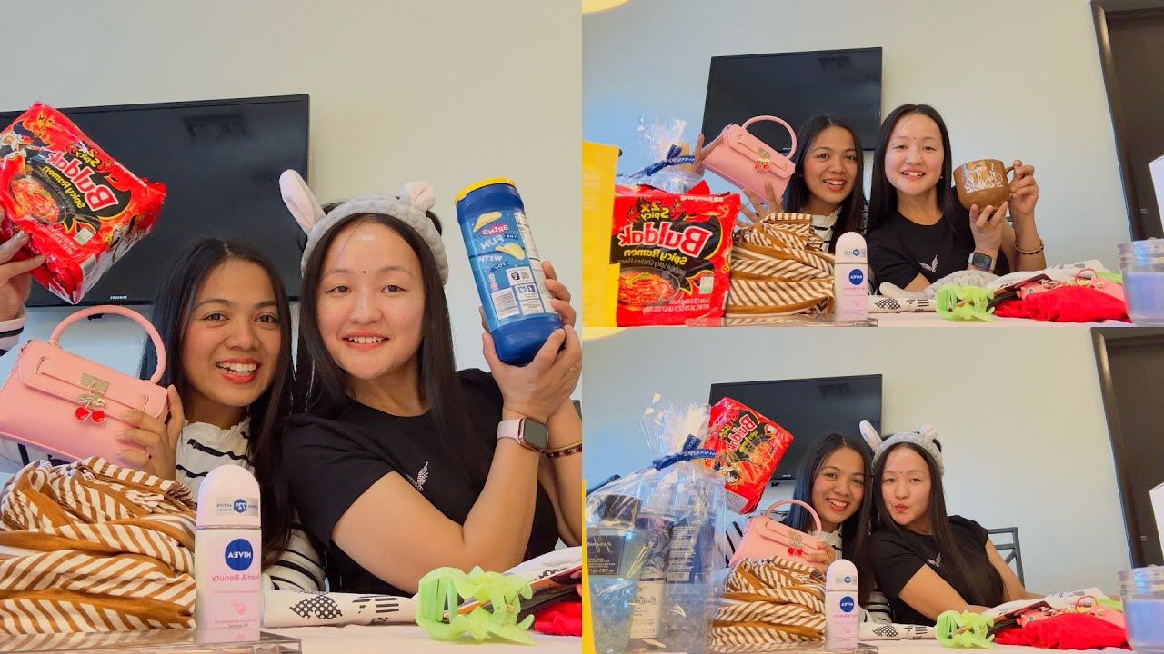 Color Gift Exchange🥰❤️With@Samikshya🥰❤️##Much Fun##