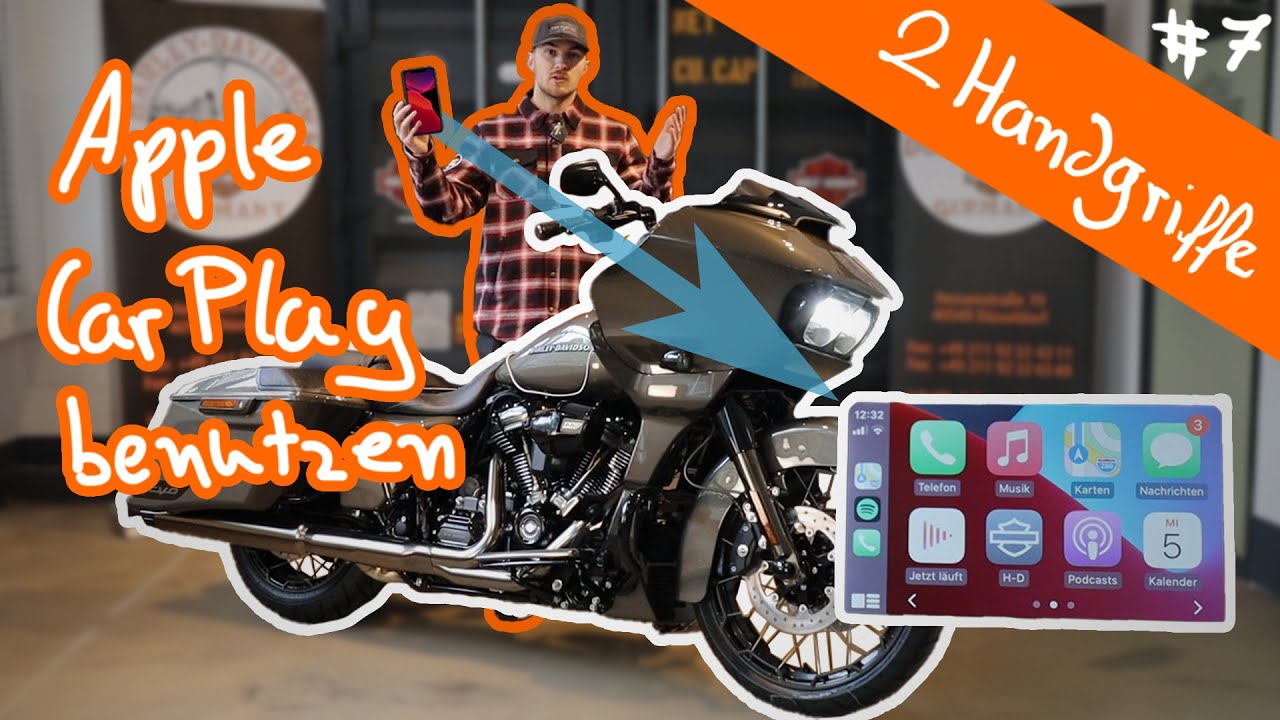 2 Handgriffe - Wie benutze ich Apple Car Play bei meiner Harley-Davidson?