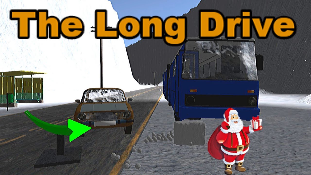 САНТА-КЛАУС - ЗИМНЯЯ ПОЕЗДКА - The Long Drive #7 | Radex