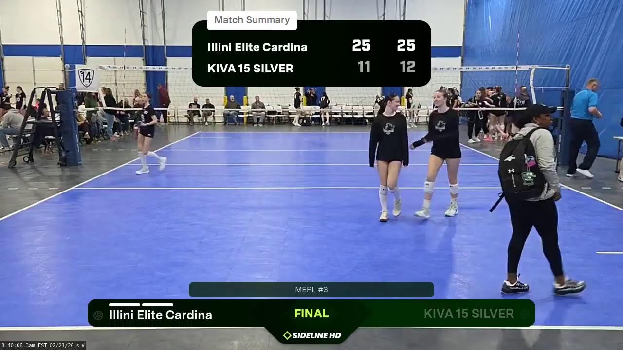 KIVA 15 SILVER vs. Illini Elite Cardina (2026.02.21)