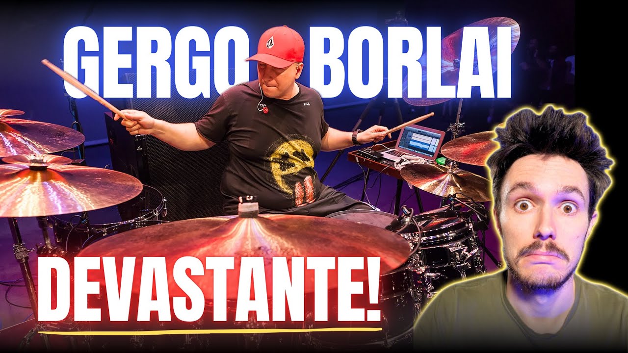GERGO BORLAI non è umano! REACTION a un GRANDE BATTERISTA