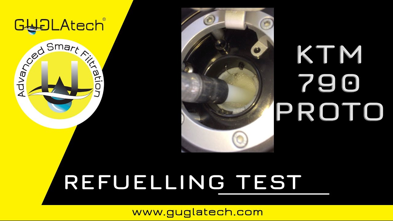 KTM 790  Adventure refuelling speed Guglatech M27906 fuel filter PROTO