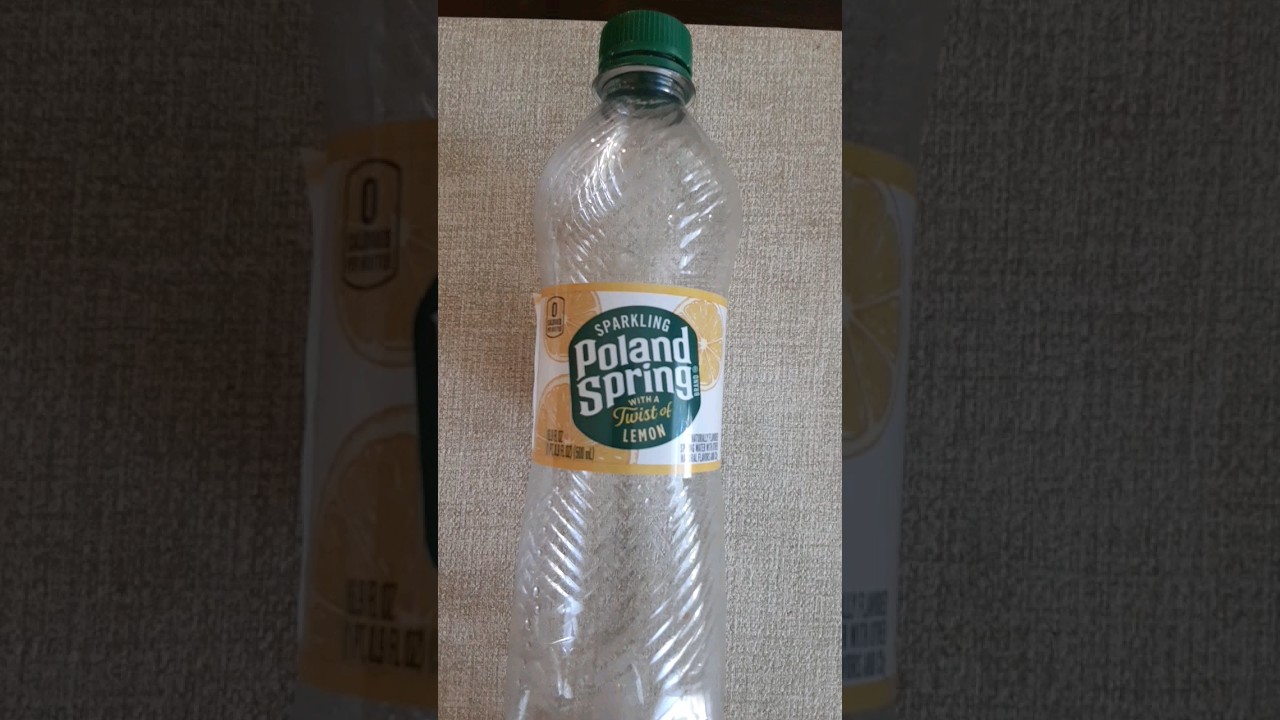 #fitfoodreview #polandspring #sparklingwater #lemon
