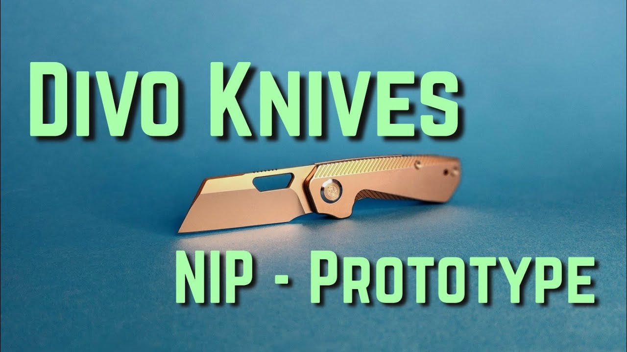 UNBOXING - Divo Knives NIP Prototype!!! #love