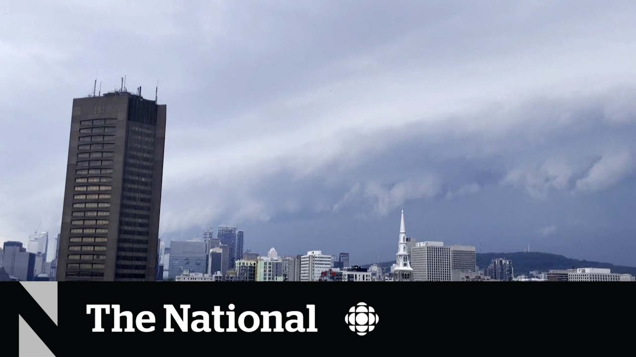 Montreal thrashed by intense rain storm