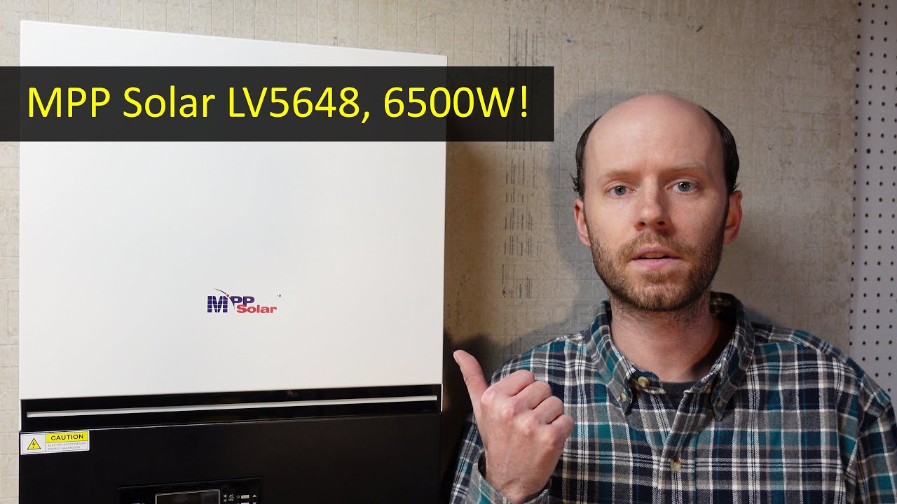 MPP Solar LV6548 48V 6500W Pure-Sine Inverter Charger, UL1741 Compliant!