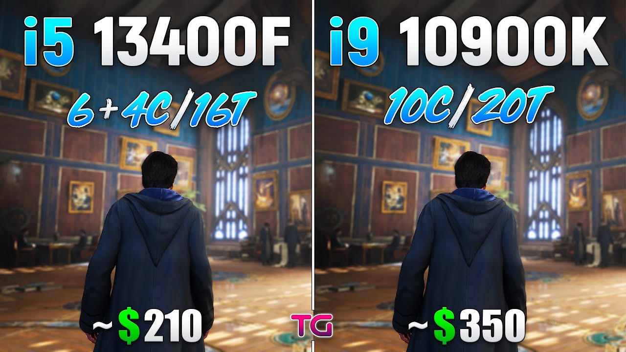 i5 13400F vs i9 10900K - Test in 9 Games