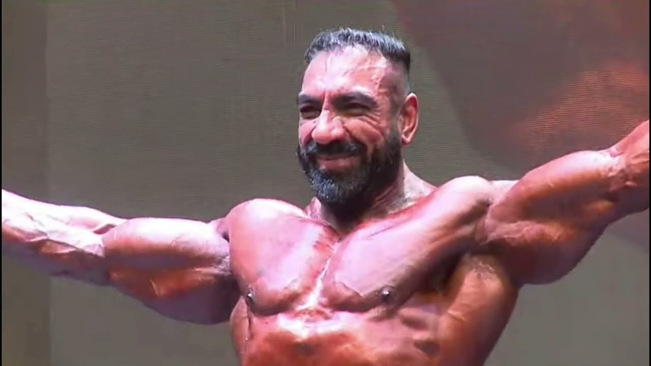 pre jud Ijaz khan posing at Amature olympia Pakistan 2022
