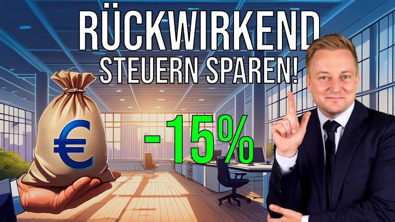 Sofort 15% weniger Steuern zahlen MIT DIESEM TRICK