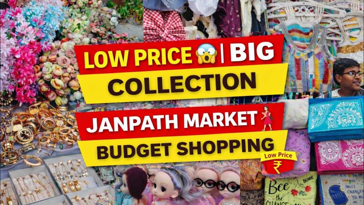 “Janpath = Budget Shopping Heaven🛍️ 😃Reasonable Price 😱 Best collection 🛒