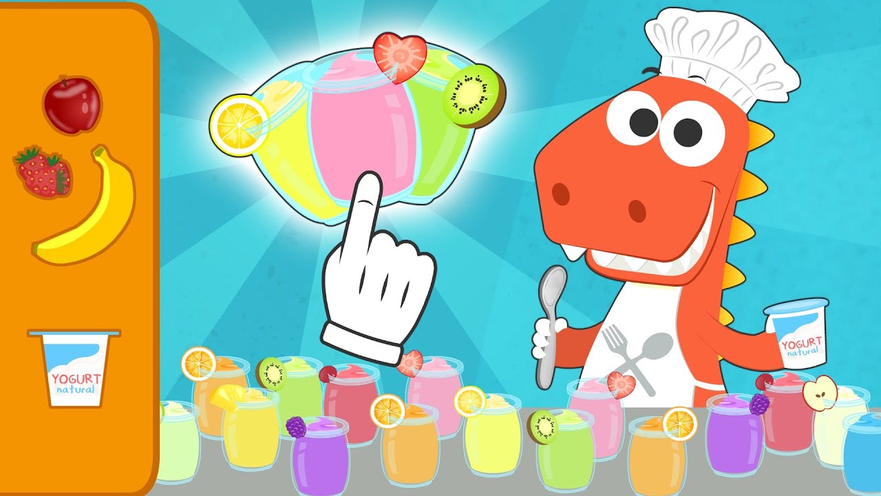 Aprende con Eddie 🍨🌈 Cómo hacer Yogures de Sabores