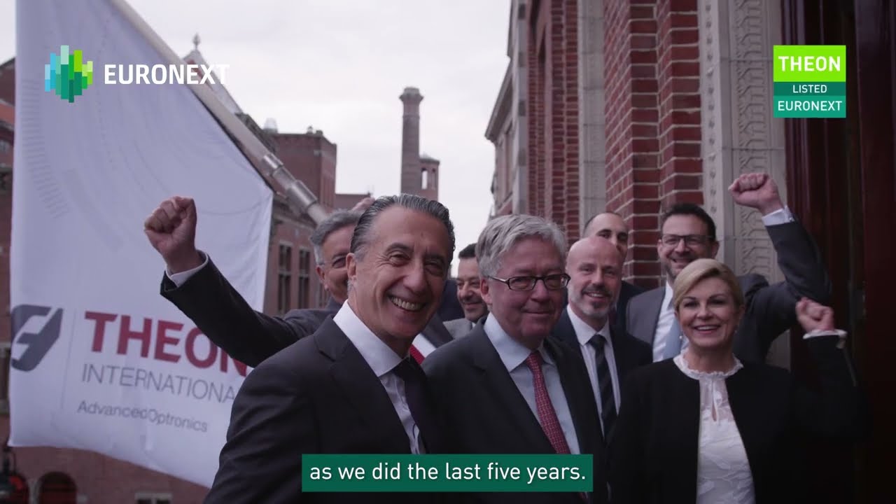 ΤΗΕΟΝ listing on Euronext Amsterdam - Gong Ceremony