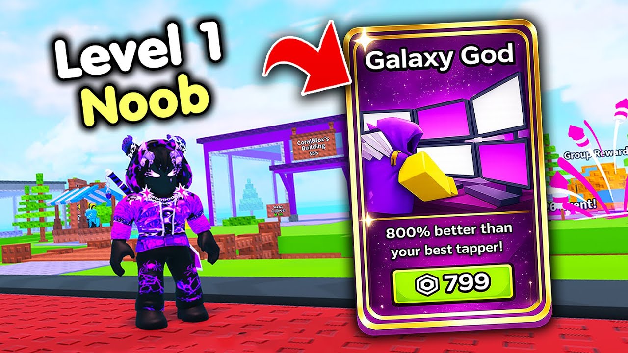 Starting Over as NOOB with OP SECRET in Tap To Get Rich! (Roblox)