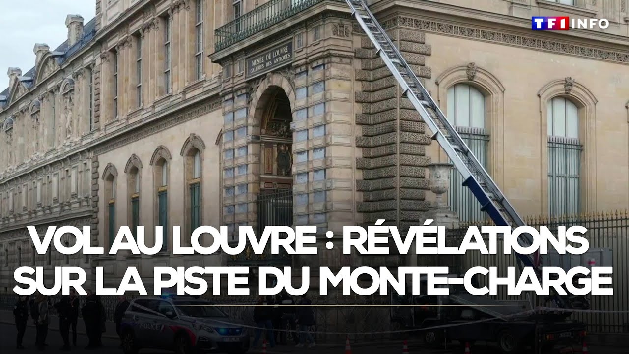 Vol au Louvre : nos révélations sur la piste du monte-charge｜TF1 INFO