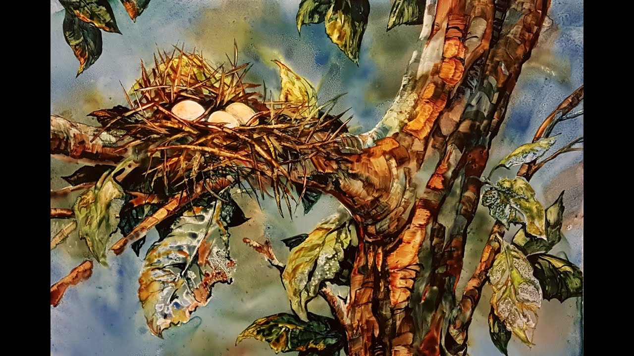 Mary Schumaker - Watercolor techniques on YUPO