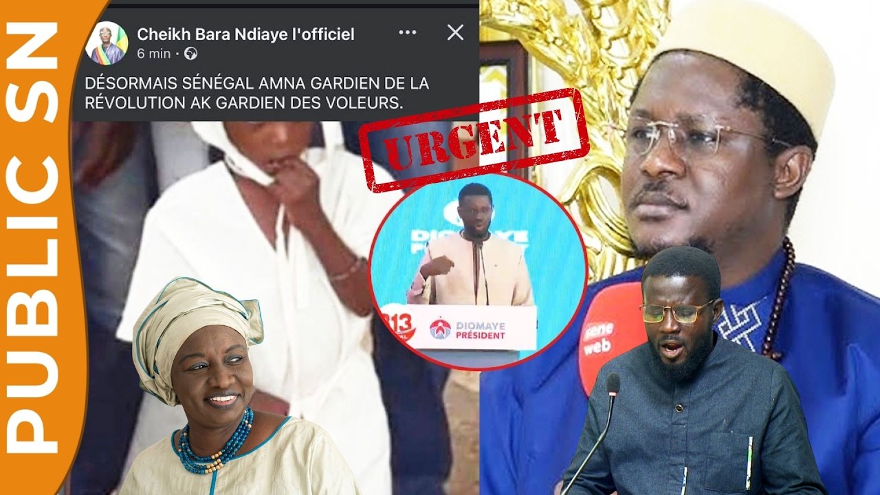 🚨 CHOC ! Arrestation de Cheikh Bara Ndiaye 😱 Ses propos sur Diomaye &eacute;voqu&eacute;s par Tidiane Niang