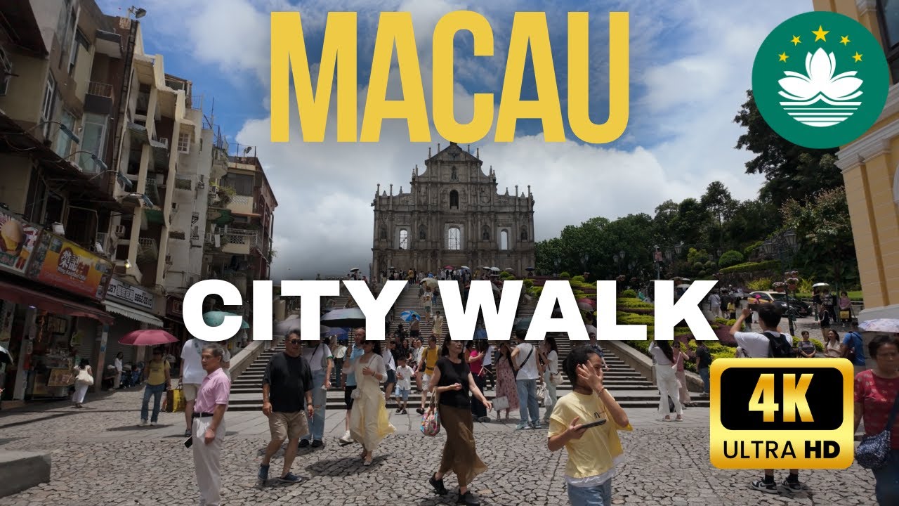 🇲🇴 MACAU OLD TOWN Walking Tour 4K | Historic Portuguese Streets & Colonial Architecture | June 2025