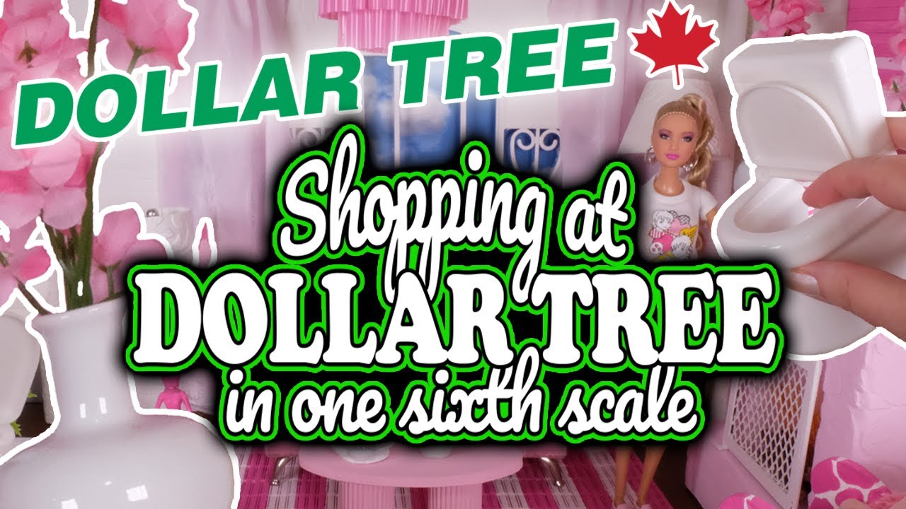 Dollar Tree Shopping for One Sixth Scale Miniatures for My Dollhouses and Dioramas