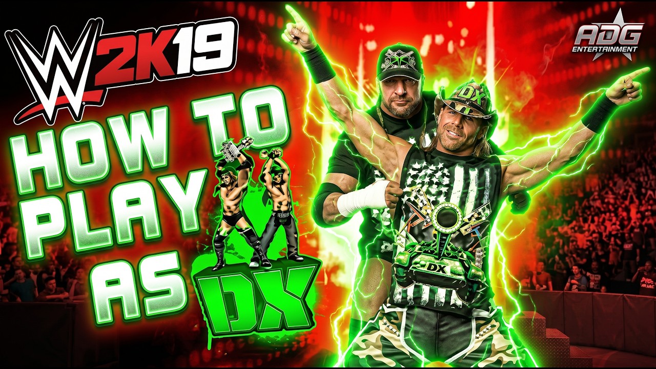 WWE 2K19 | How To Play As DX / Degeneration-X [Step By Step In Depth Tutorial]